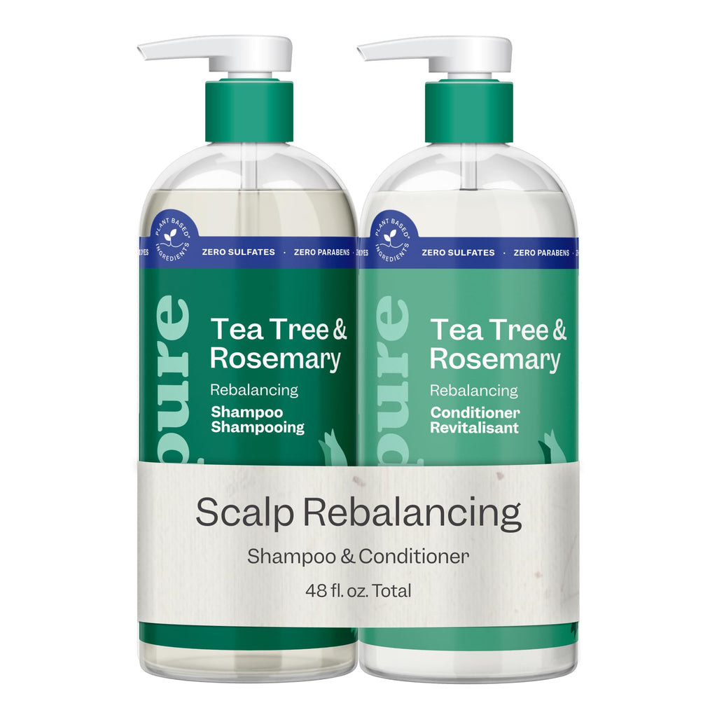 Tea Tree & Rosemary Shampoo & Conditioner Set 2x24oz R450553