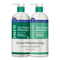 Tea Tree & Rosemary Shampoo & Conditioner Set 2x24oz R450553
