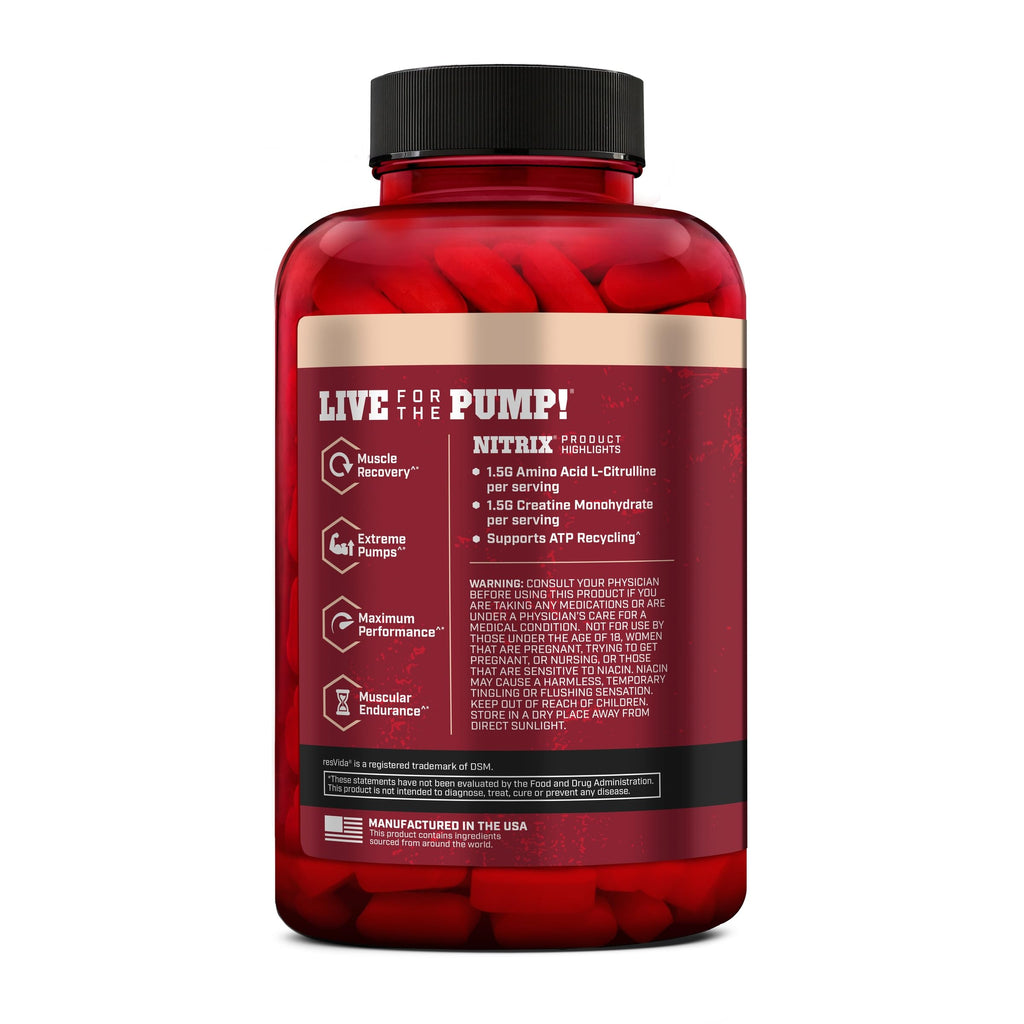 Nitric Oxide Workout Supplement, 180 Tablets V9971