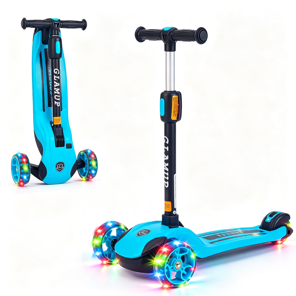 2-in-1 Folding 3 Wheel Kick Scooter A1373
