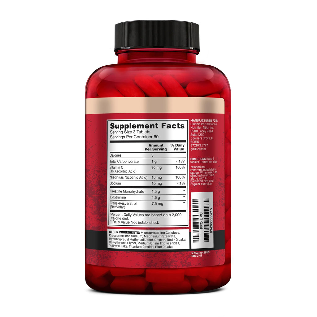 Nitric Oxide Workout Supplement, 180 Tablets V9971