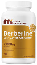 Berberine with Ceylon Cinnamon 2,000 mg 240 Vegetarian Capsules Z15351