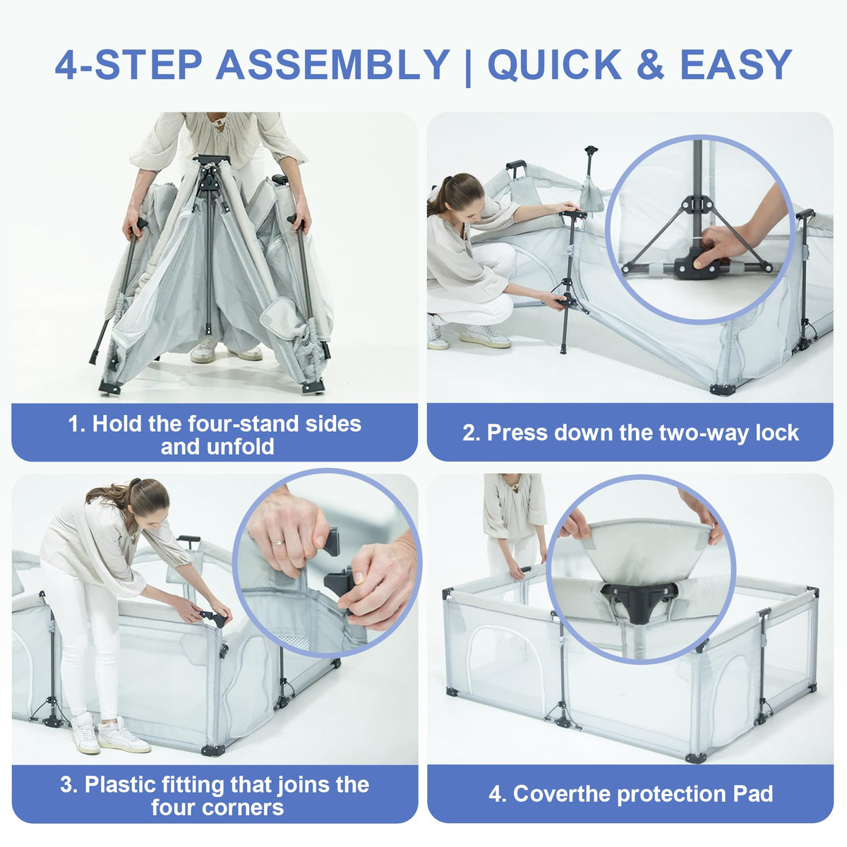Foldable Baby Playpen X795