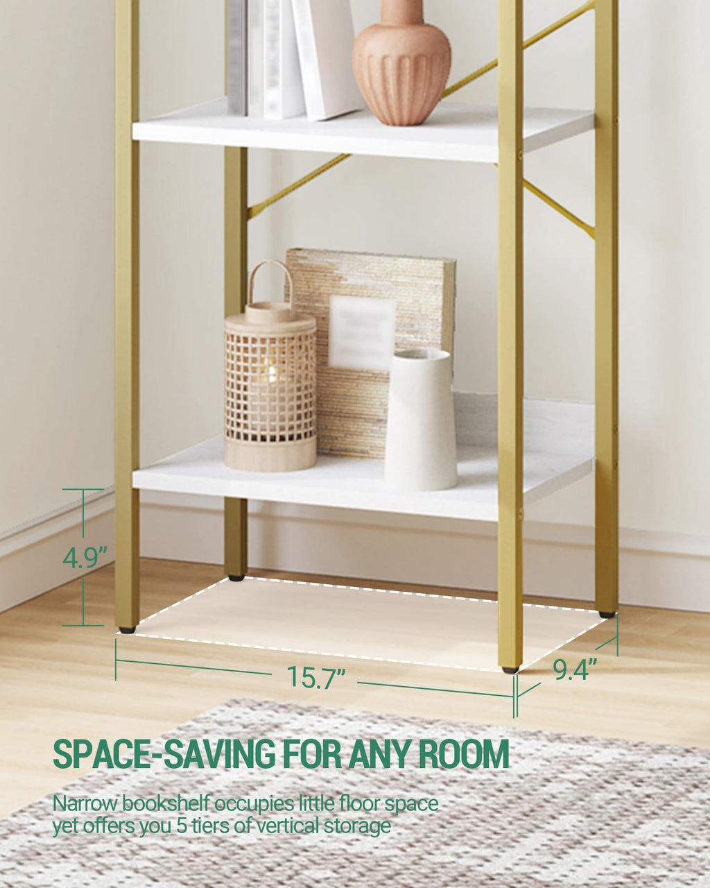 Bookshelf with 2 Hooks P8338