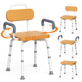 Swivel Shower Chair with Removable Arms & Back G359