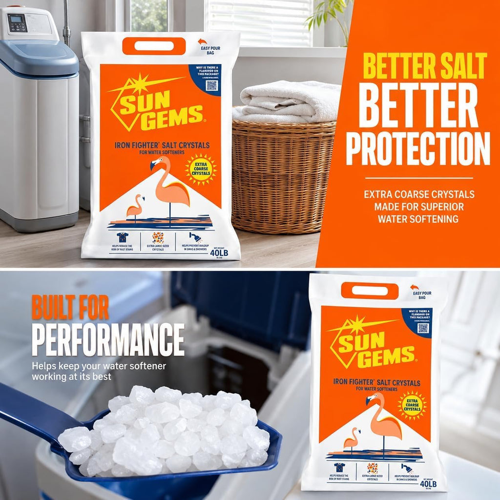 40 lb Extra Coarse Water Softener Salt Crystals S302313
