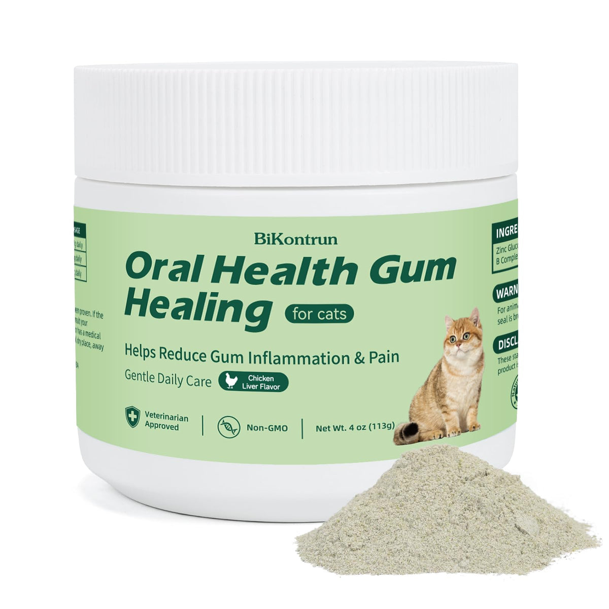Natural Plant-Based Cat Oral Care 4 oz Y15271