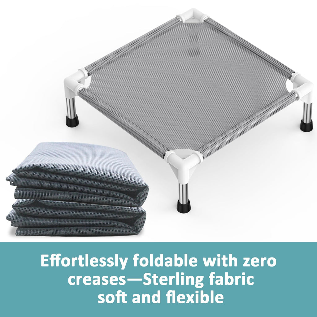 Lightweight Elevated Dog Bed with Cooling Fabric V77856
