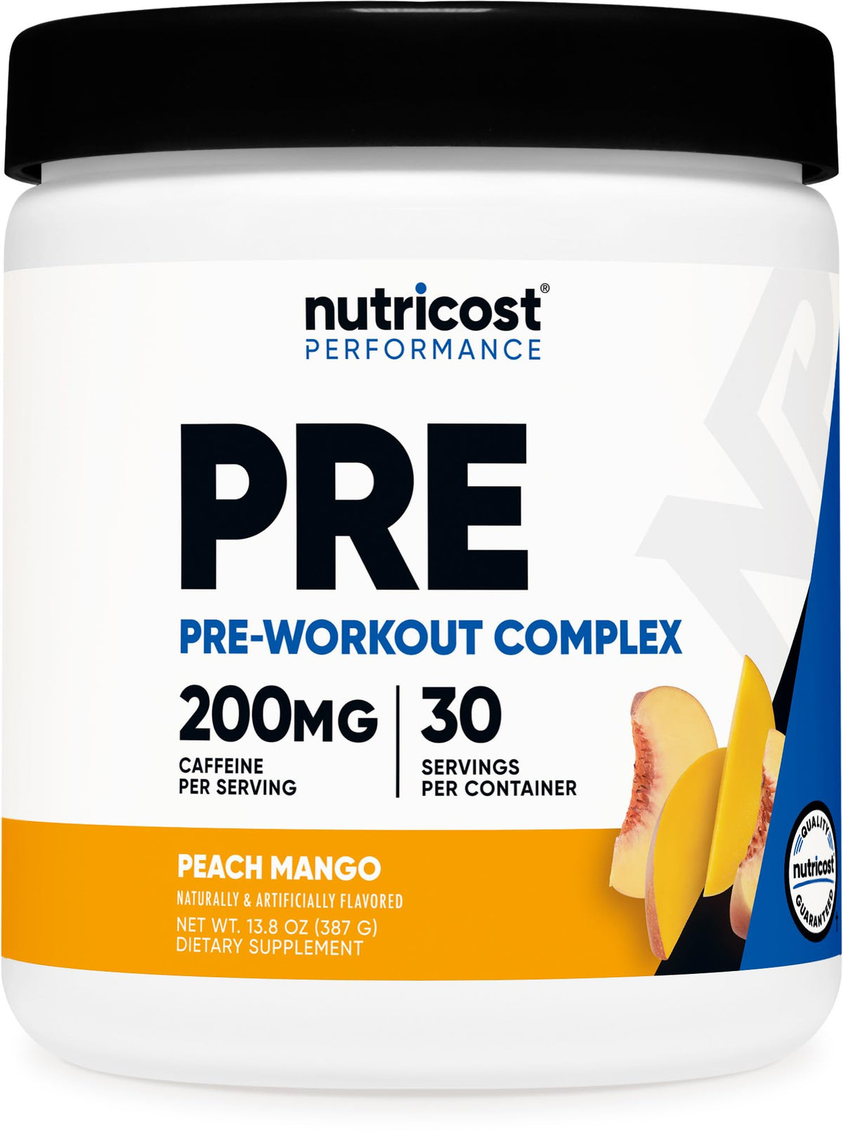 Pre-Workout Complex Powder Peach Mango 30 Servings V7546