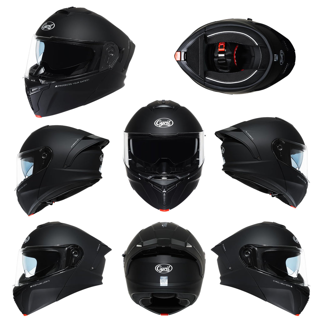 Modular Motorcycle Helmet DOT Approved B535374