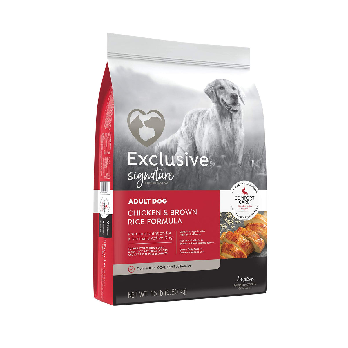 Chicken & Brown Rice Adult Dog Food 15 lb Bag K466051