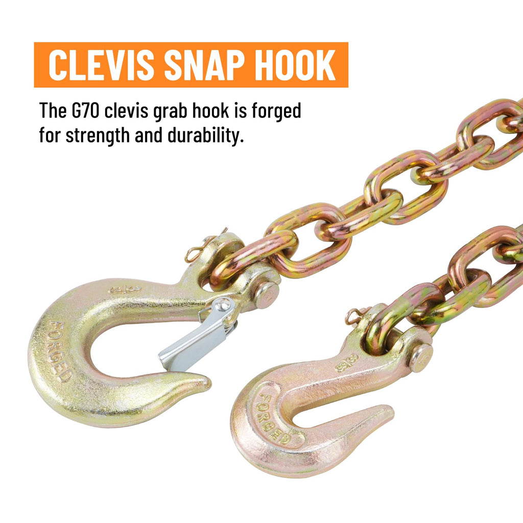 Binder Chain with Clevis Grab Hooks U376392