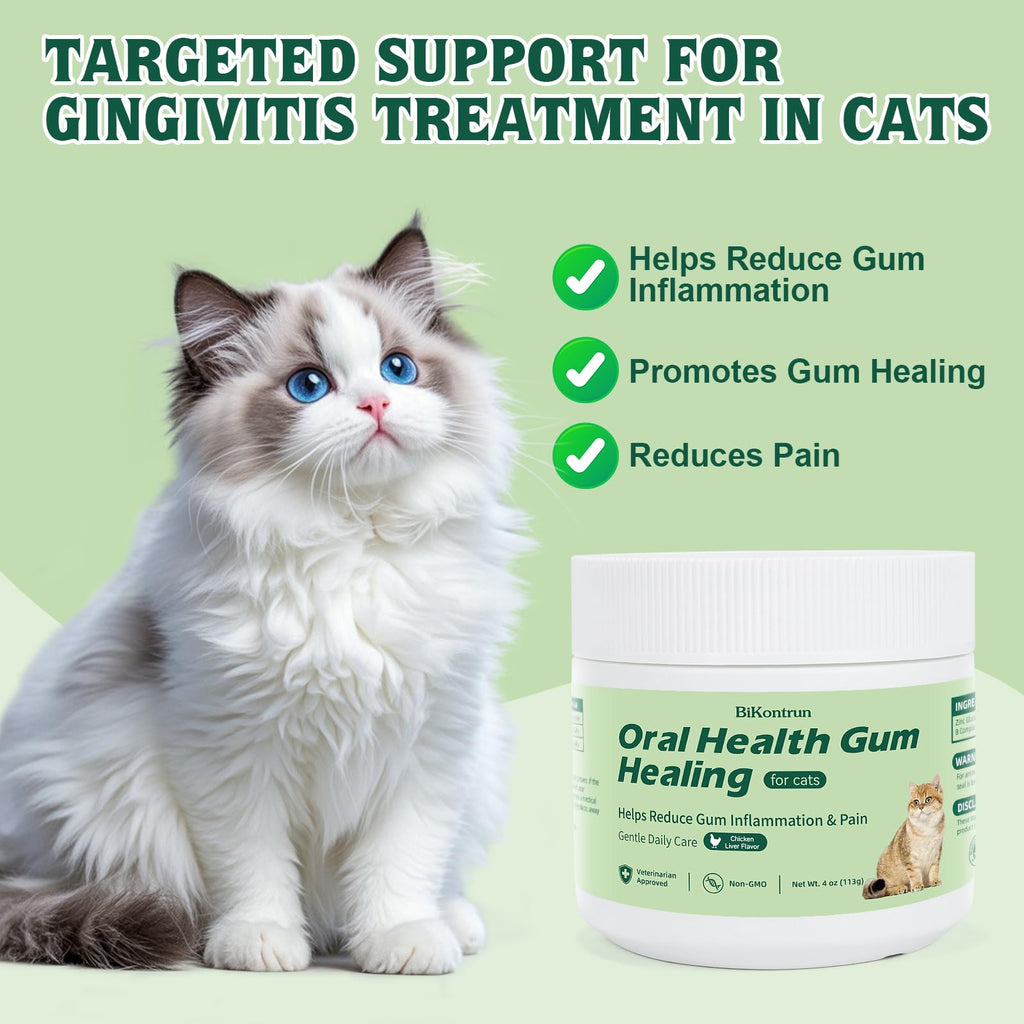 Natural Plant-Based Cat Oral Care 4 oz Y15271