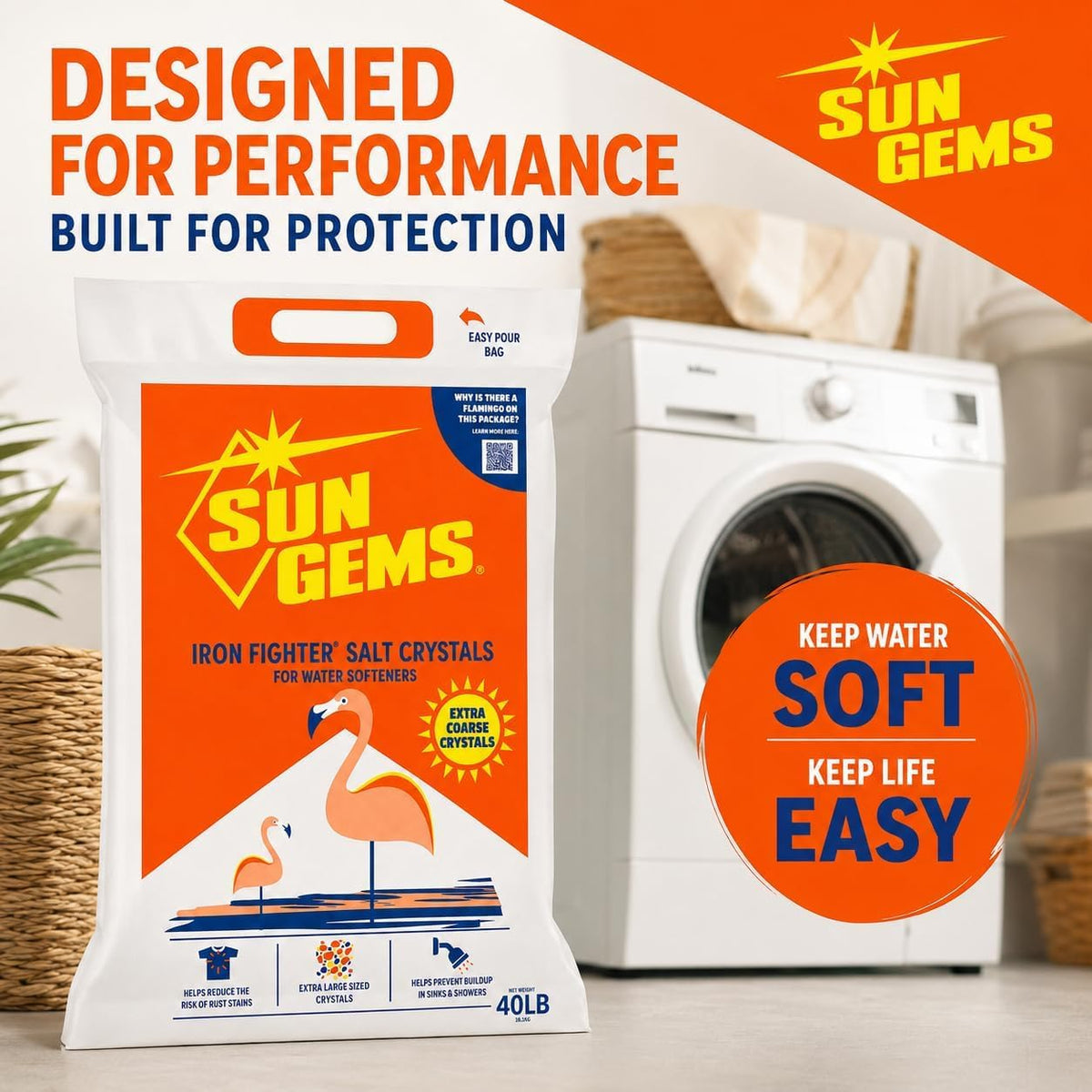 40 lb Extra Coarse Water Softener Salt Crystals S302313