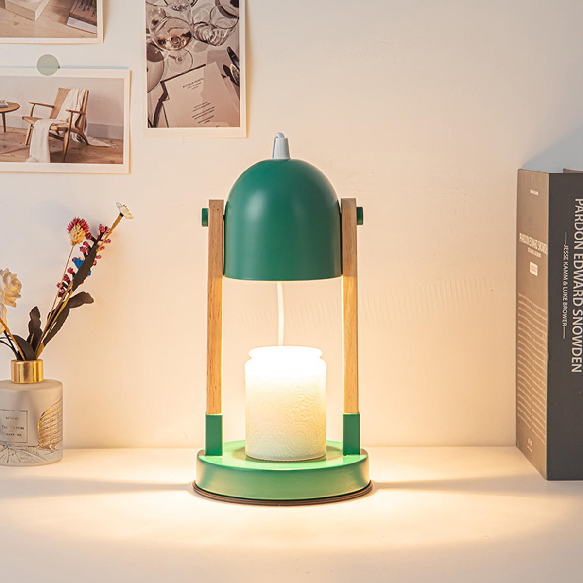 Candle Warmer Lamp with Timer Dimmable for Jar Candles S52684