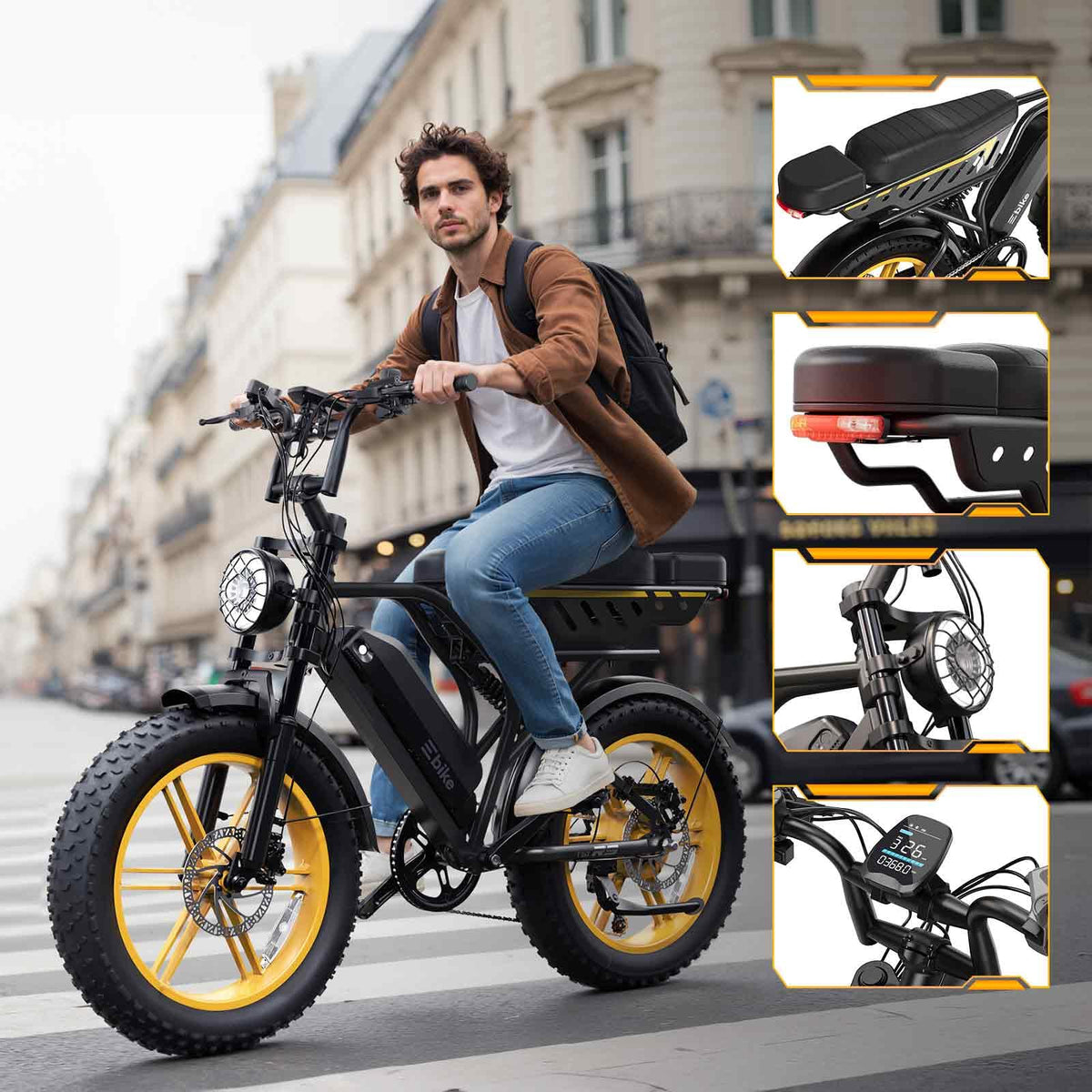 Electric Bike for Adults 48V 15/30 Ah Battery I849742
