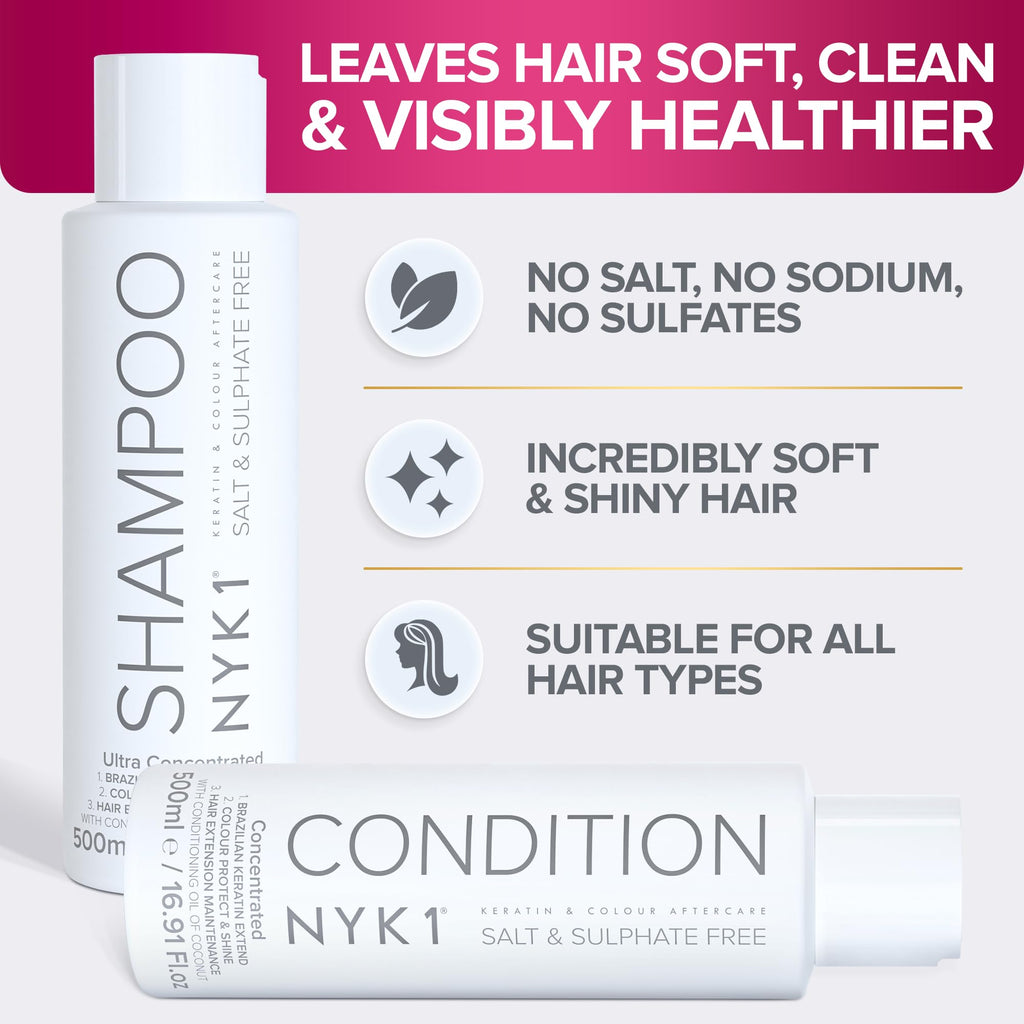 Sulfate-Free Shampoo and Conditioner Set 2 x 16.9 Fl Oz F535190