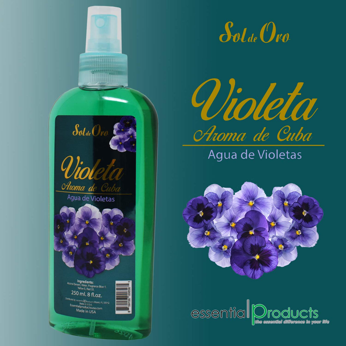 Violet Water Spray 8oz 2 Pack C650980