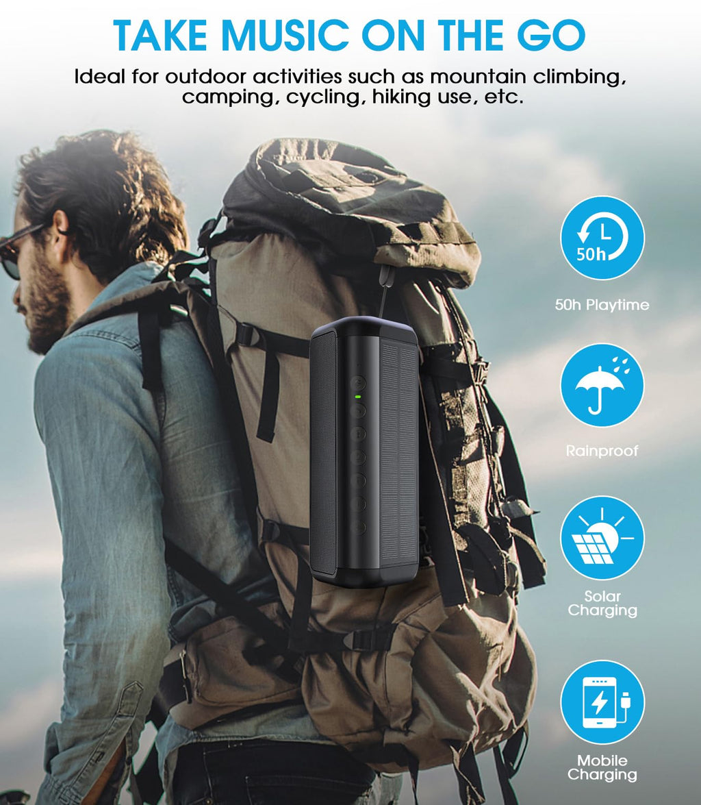 Portable Wireless Bluetooth Speaker with 50H Playtime L85063
