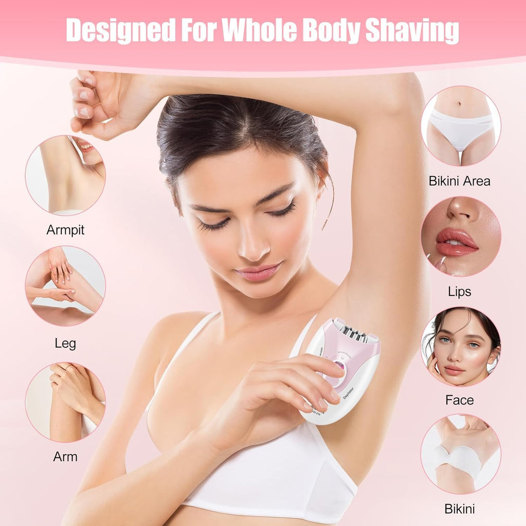 Rechargeable Epilator with LED Light M6123