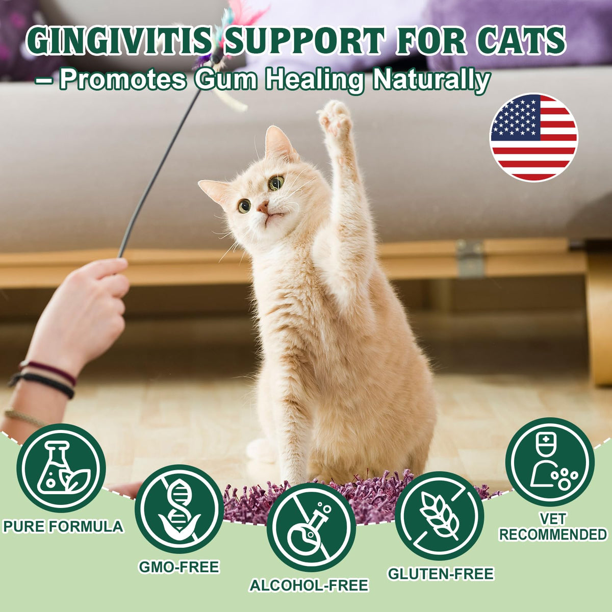 Natural Plant-Based Cat Oral Care 4 oz Y15271