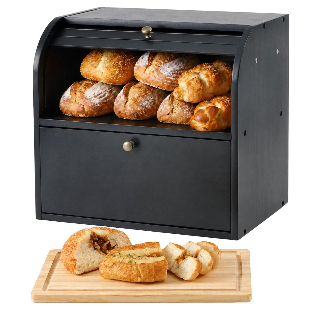 Wooden Bread Box Z575