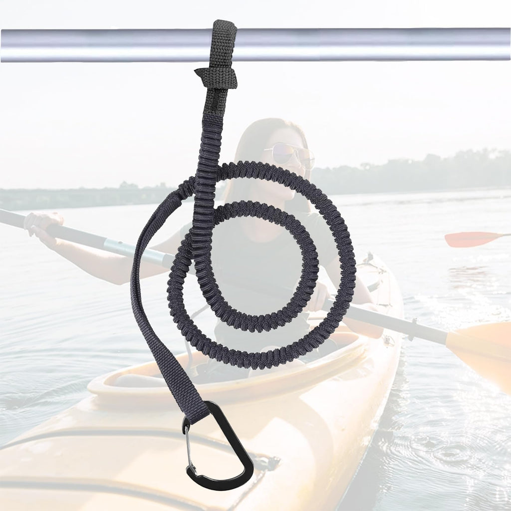 Kayak Paddle Leash 3-7 ft Stretchable Strap Lanyard N59938