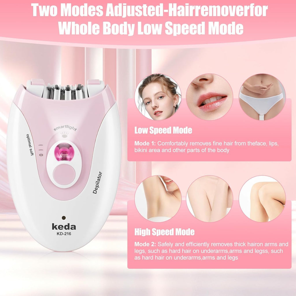 Rechargeable Epilator with LED Light M6123