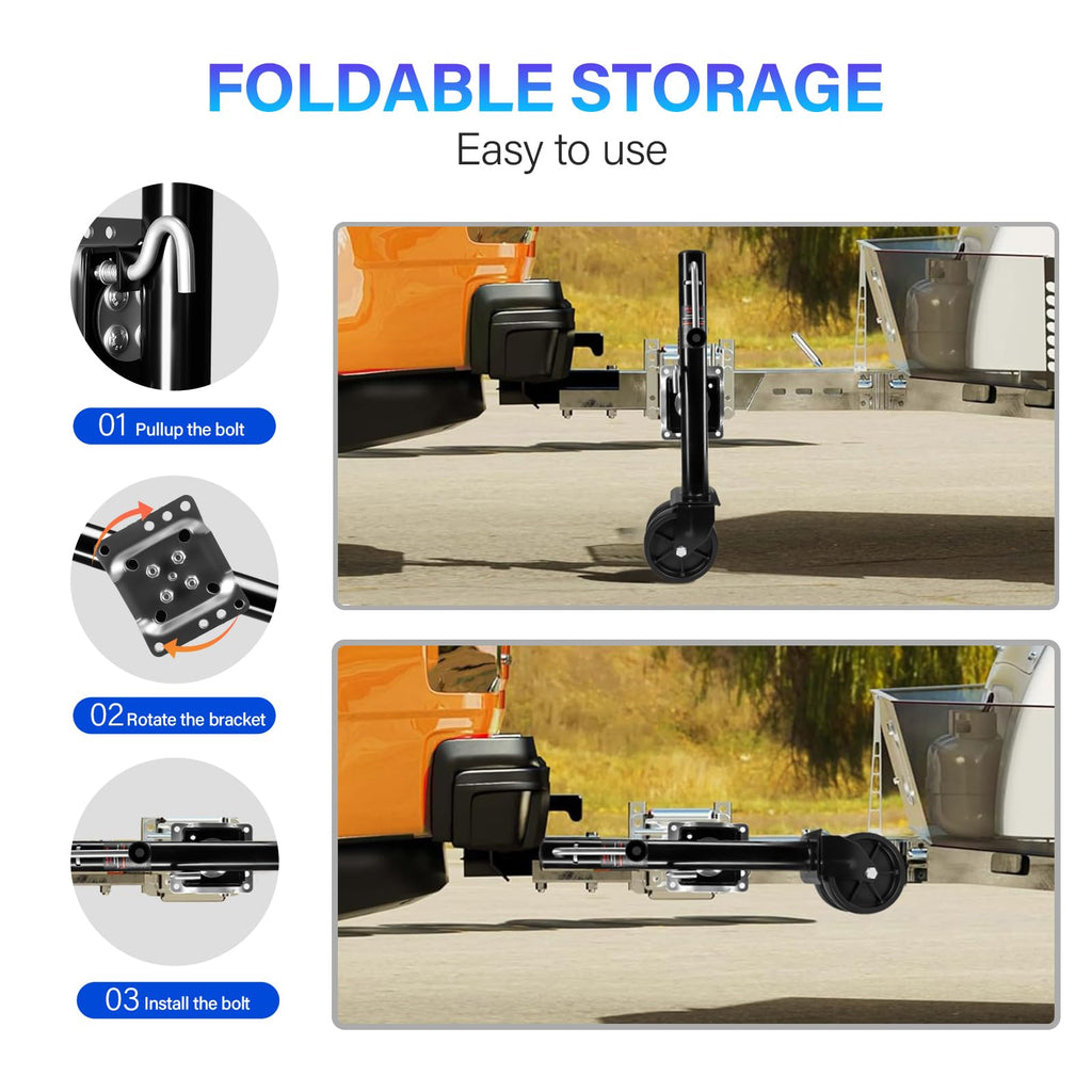 2000 lbs Dual Wheel Trailer Jack P9960