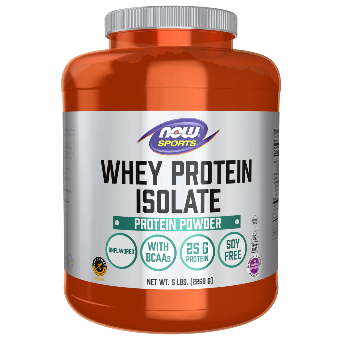 Whey Protein Isolate 24 g With BCAAs Unflavored Powder 5 lbs W87487