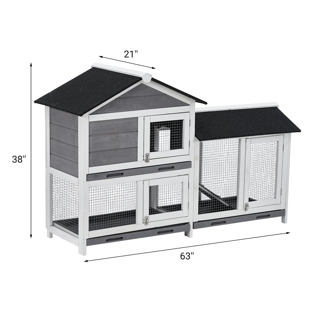 63'' 2-Tier Bunny Hutch P62614