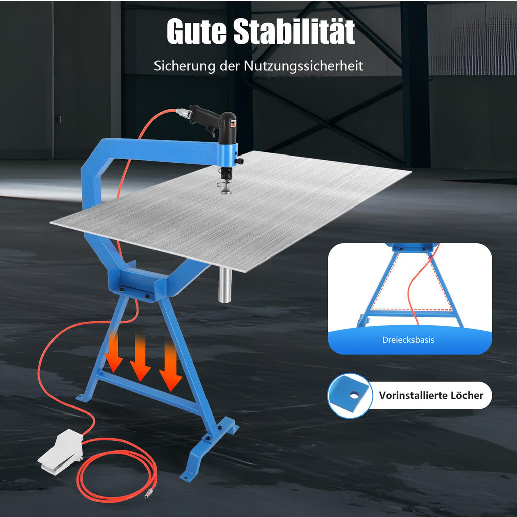 Pneumatic Planishing Hammer, 3 Anvils J48048
