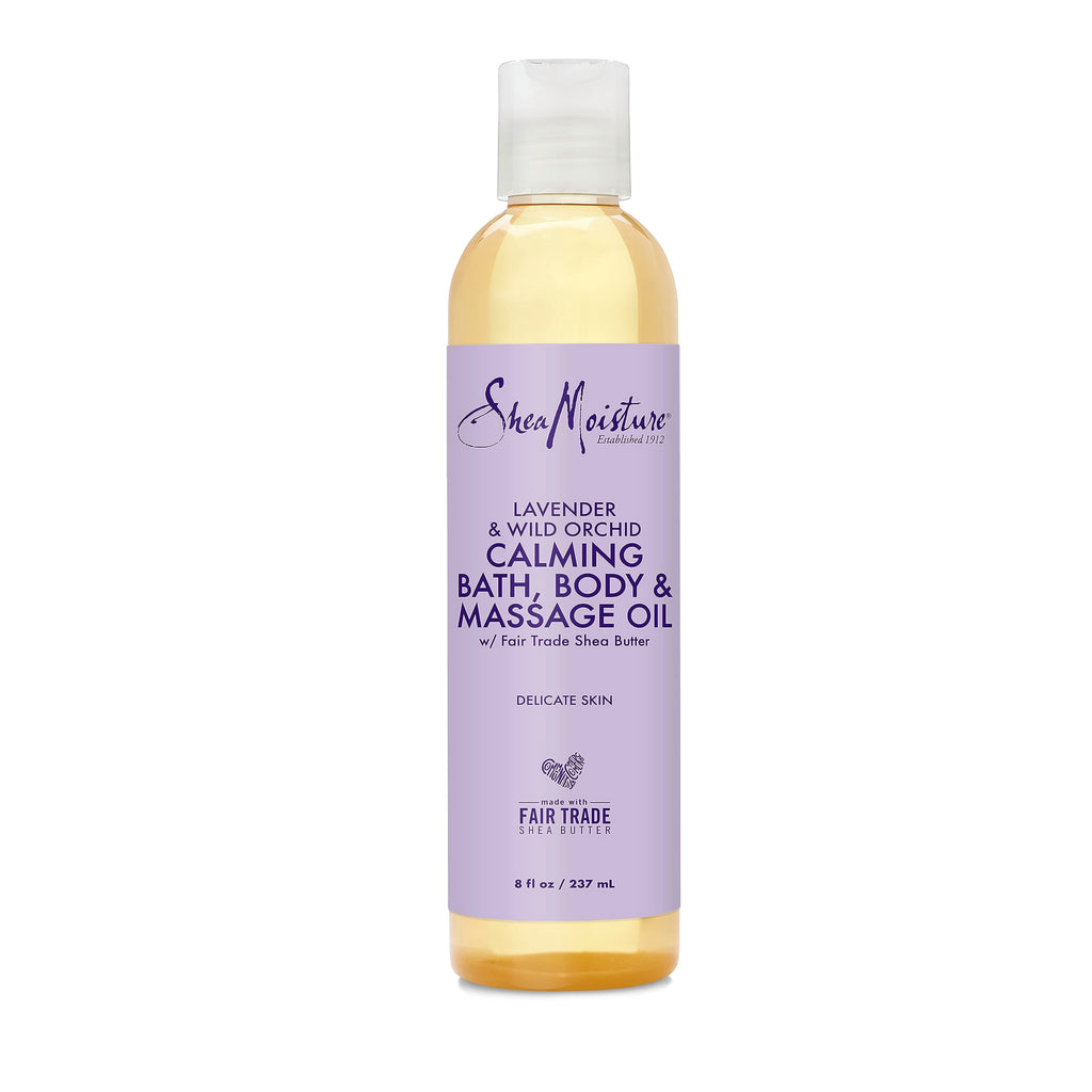 Lavender Wild Orchid Calming Bath Body Massage Oil 8 oz V1634