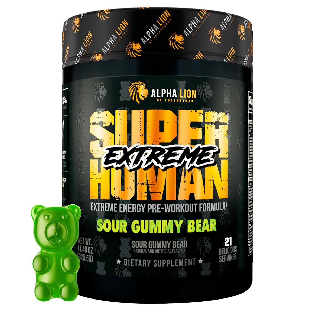 High Stim Pre Workout Powder with Beta Alanine, L-Taurine & Caffeine, 21 Servings W552543