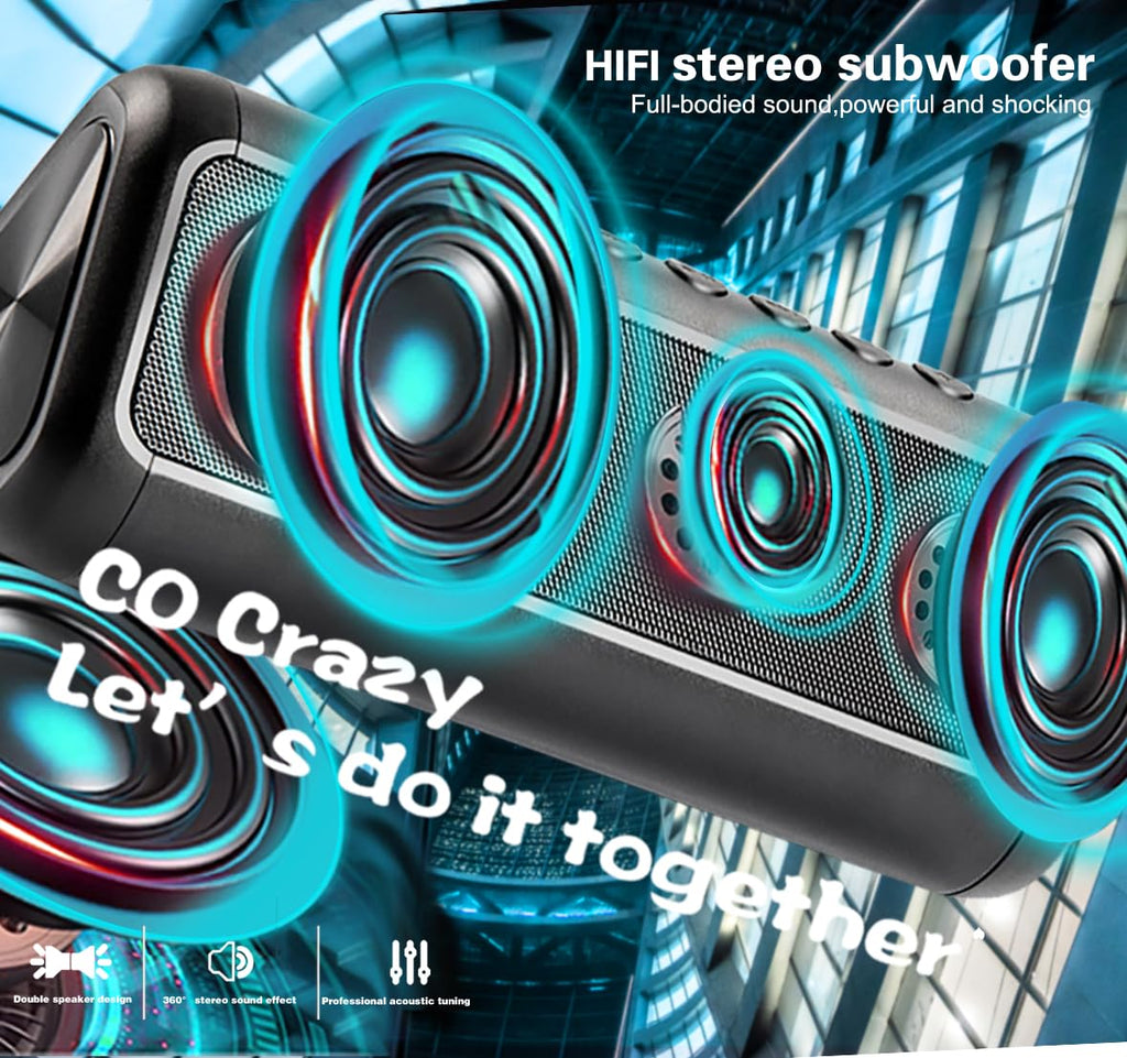 Portable Wireless Bluetooth Speaker with 50H Playtime L85063
