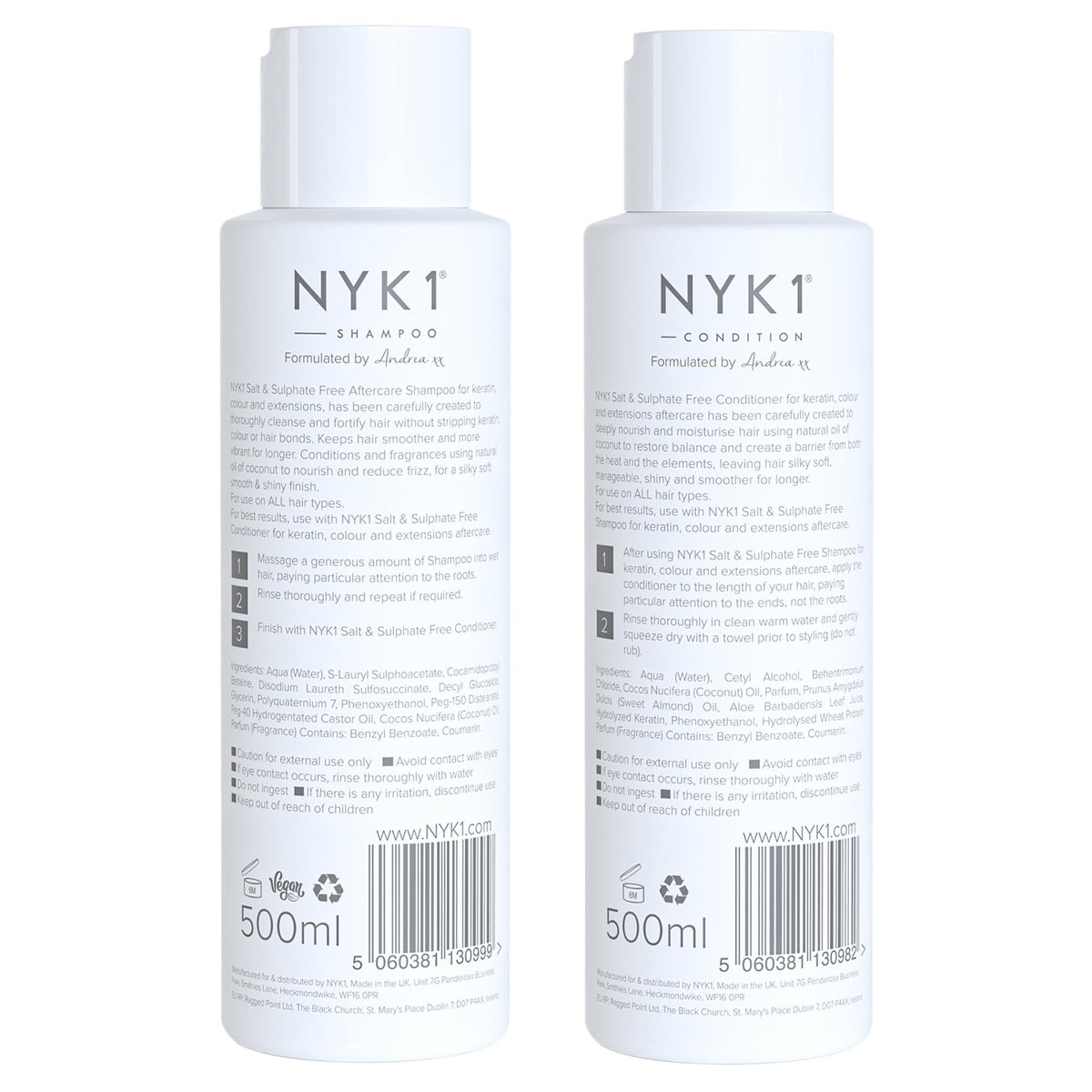 Sulfate-Free Shampoo and Conditioner Set 2 x 16.9 Fl Oz F535190