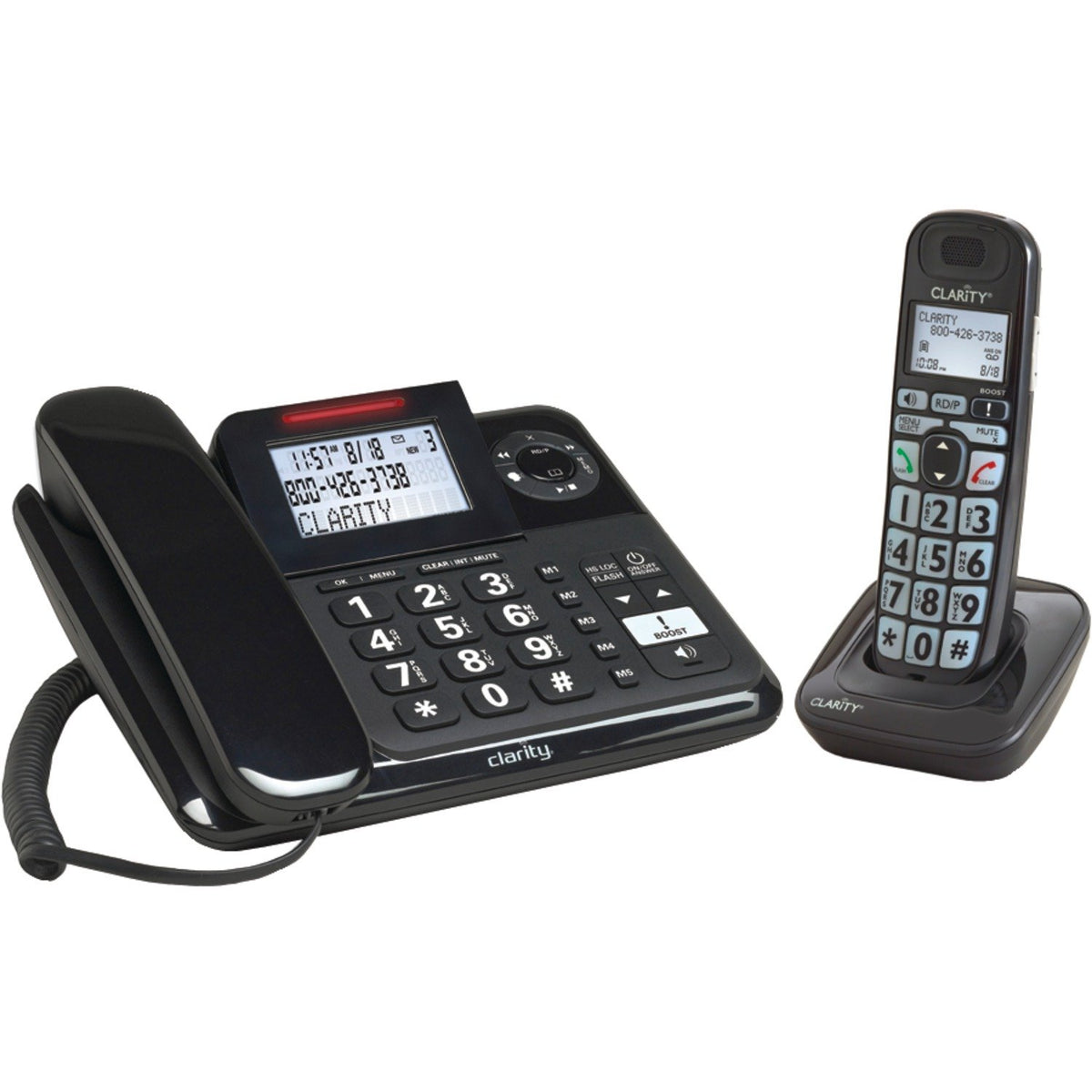 Amplified Corded/Cordless Combo with Answering Machine O5144