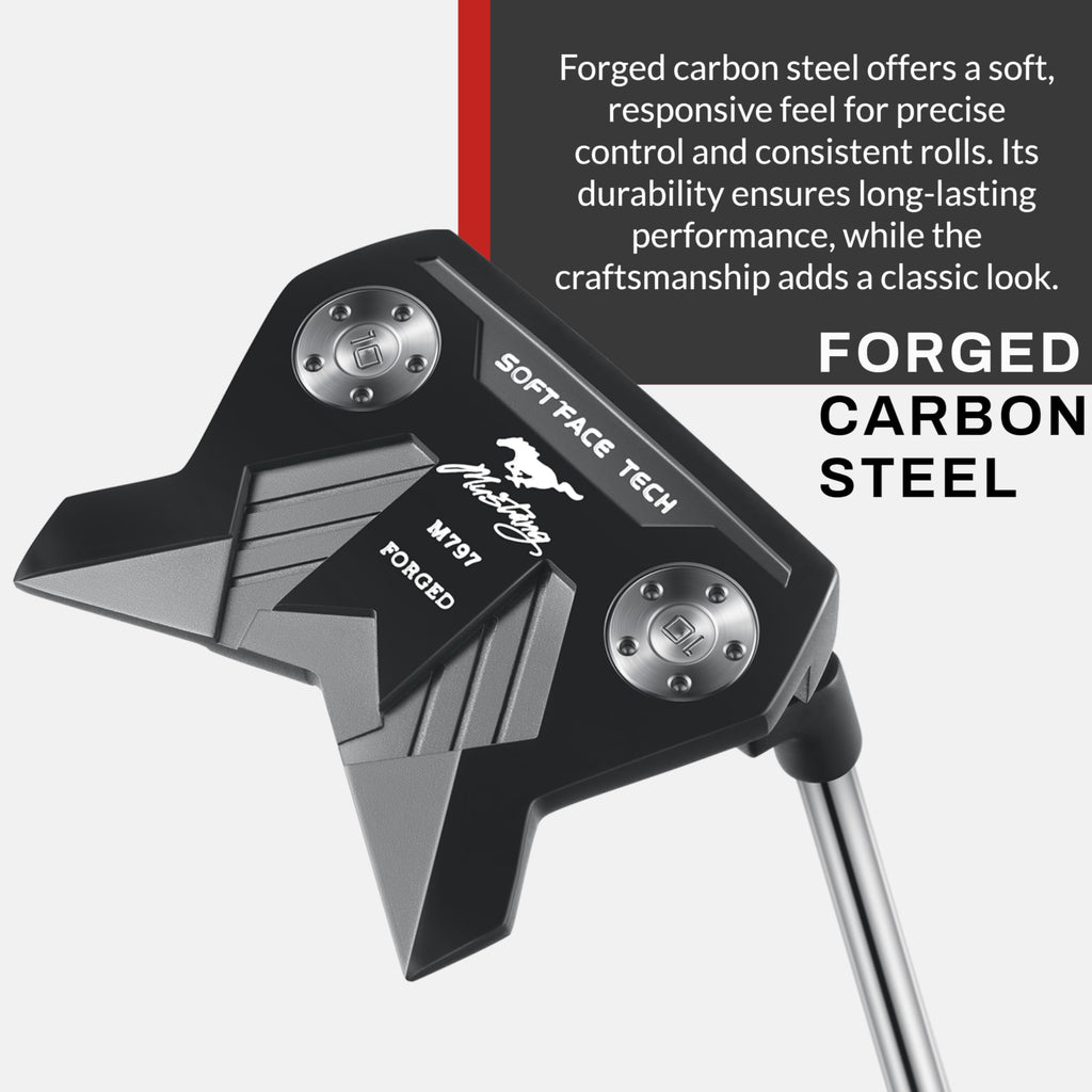 Forged Blade & Mallet Plumber's Neck Putter T194