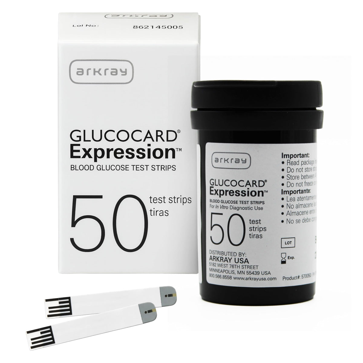 Glucose Test Strips, 50 Count B632080