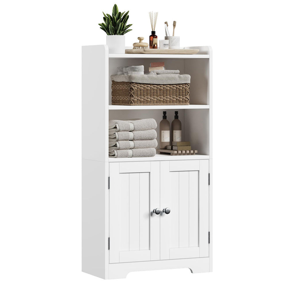 Small Bathroom Storage Cabinet with 2 Door and Shelves E89738