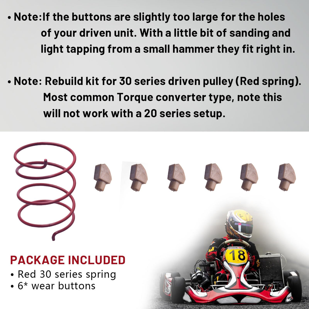 30 Series Torque Converter Driven Pulley Rebuild Kit O906889