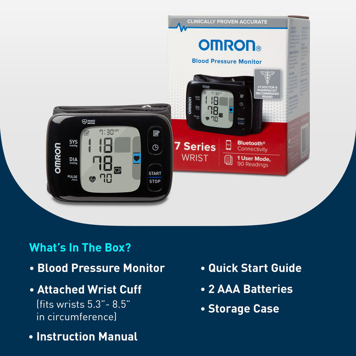Wireless Wrist Blood Pressure Monitor H5438