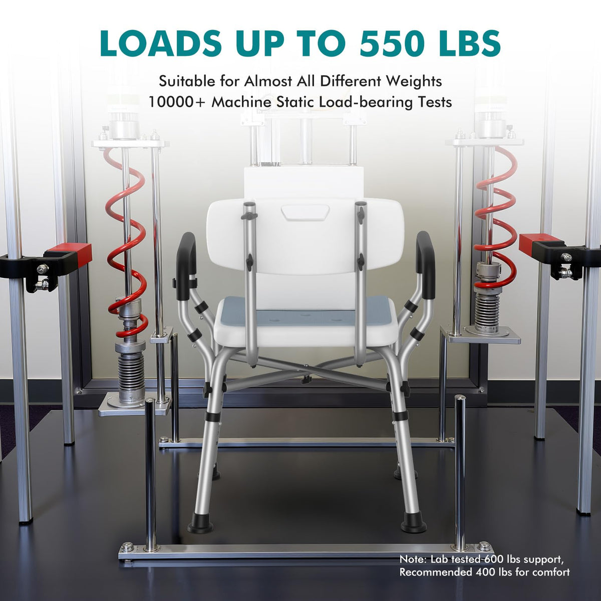Shower Chair with Removable Arms and Back O5103