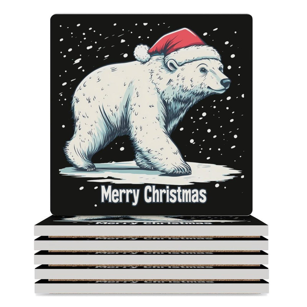White Ceramic Coasters Set Z143798