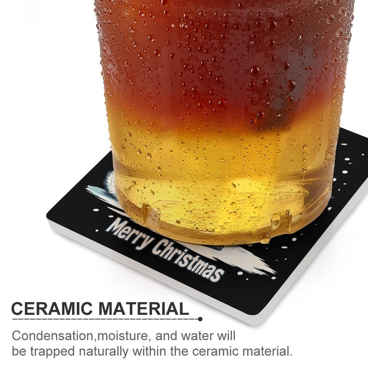 White Ceramic Coasters Set Z143798