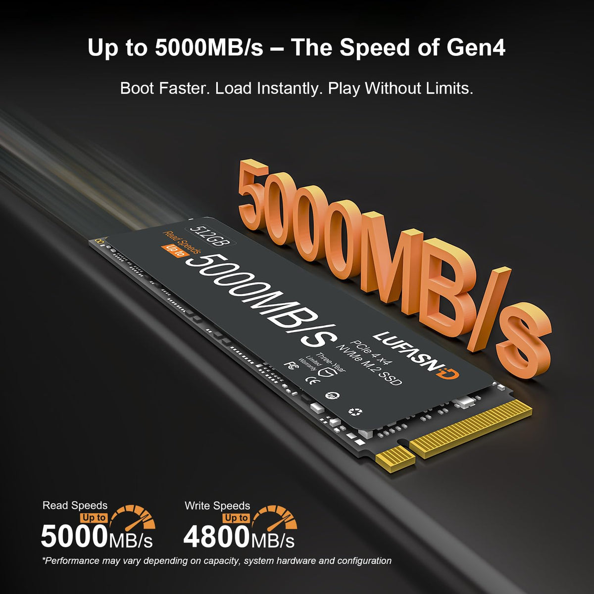 2TB M.2 NVMe PCIe Gen4 x4 Internal SSD U645490