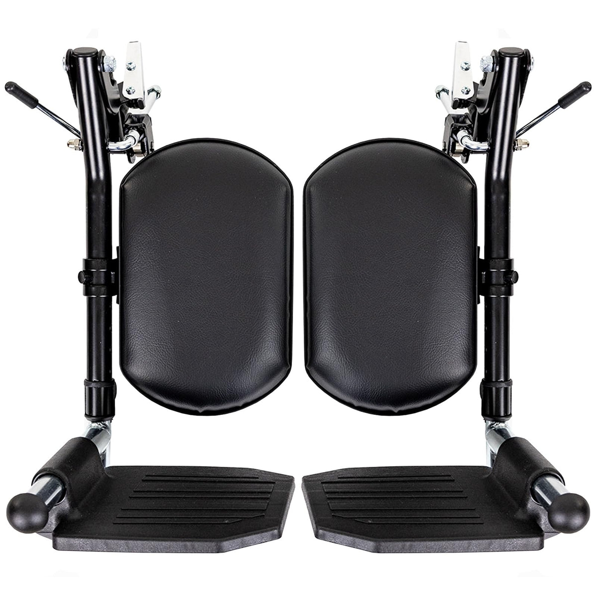 Elevating Wheelchair Footrests with Padded Calf Pads (2 Pack) S927