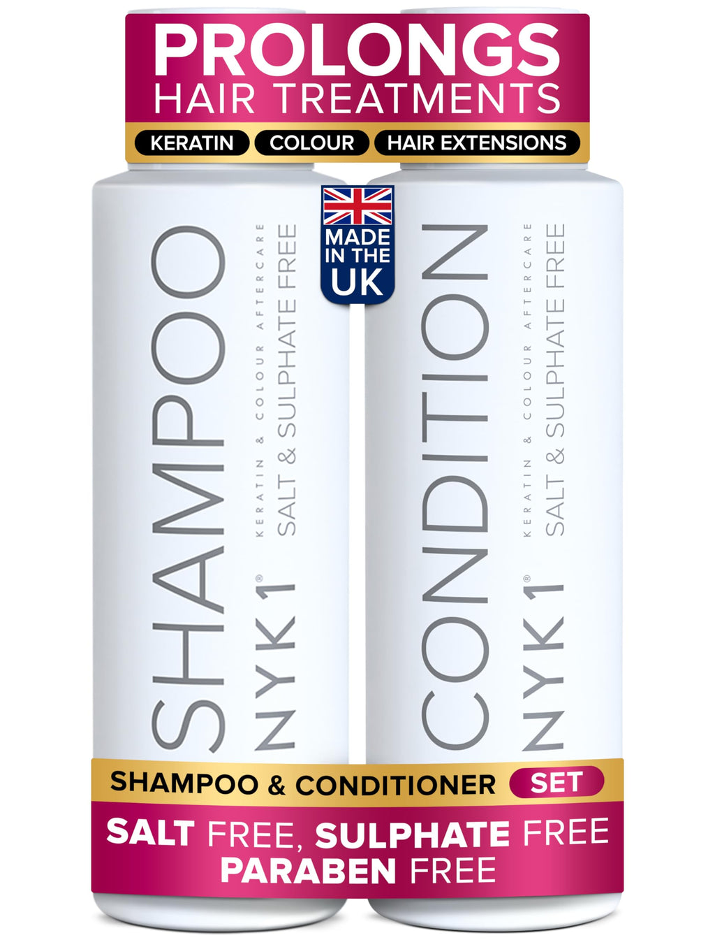 Sulfate-Free Shampoo and Conditioner Set 2 x 16.9 Fl Oz F535190