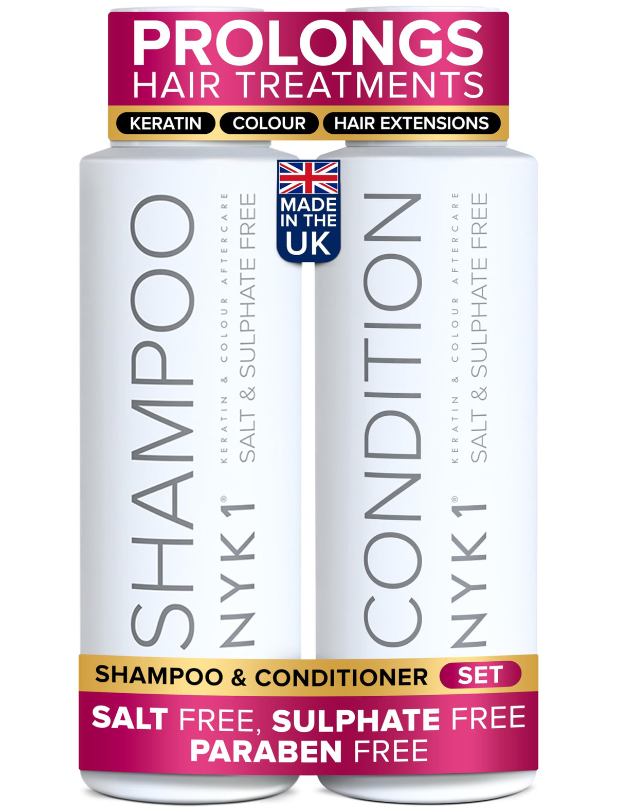 Sulfate-Free Shampoo and Conditioner Set 2 x 16.9 Fl Oz F535190