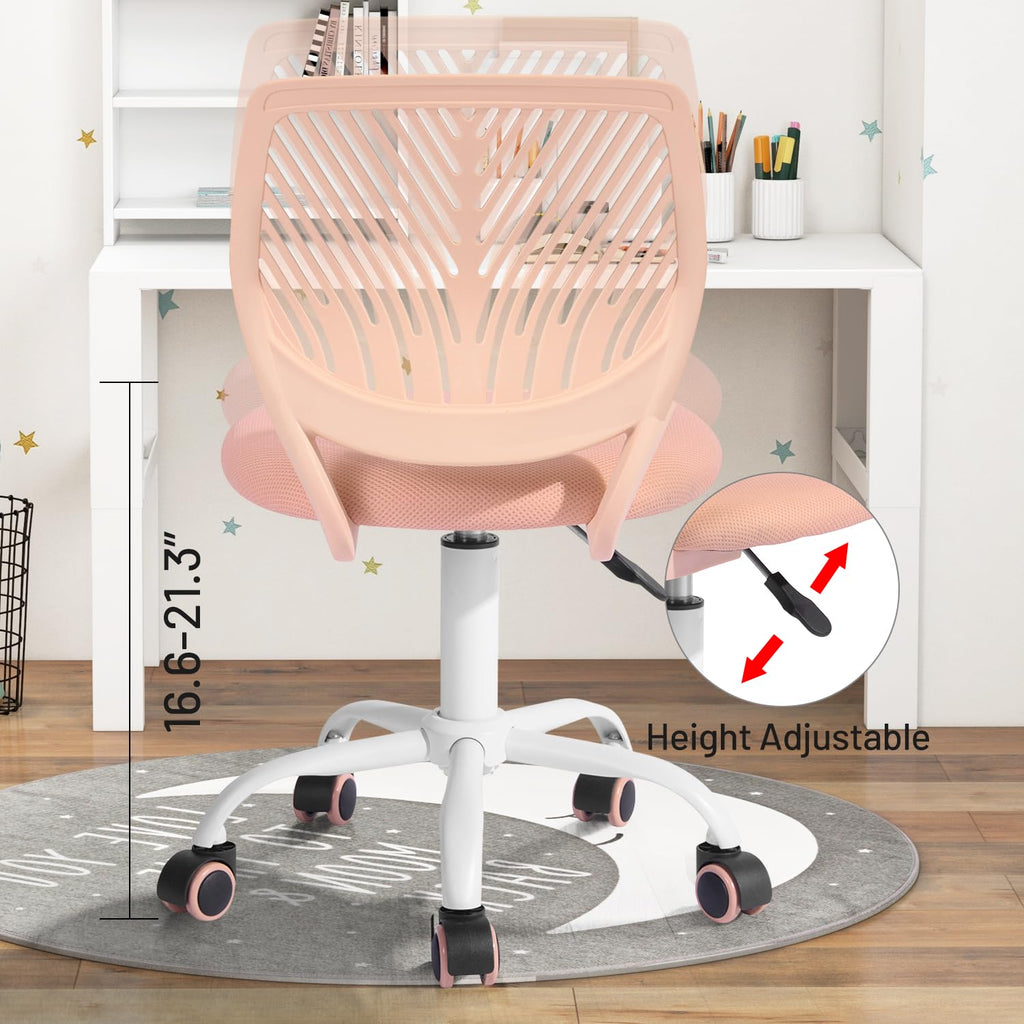 Armless Adjustable Swivel Mesh Task Chair T5543